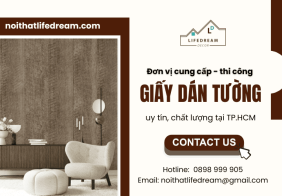 Đơn vị cung cấp, thi công giấy dán tường uy tín tại TP.HCM