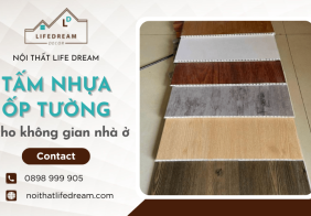 Giới thiệu các mẫu tấm nhựa ốp tường cho không gian nhà ở