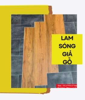 LAM SÓNG GIẢ GỖ