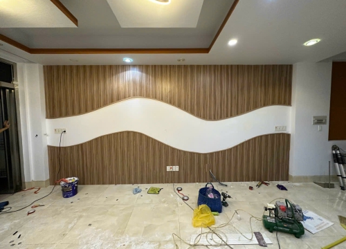 Hoàn thiện thi công tấm ốp lam sóng cap cấp An Phúc tại đường số 30, P. Bình Trị Đông B, Q. Bình Tân
