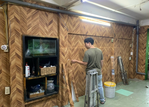 Hoàn thiện thi công cảu tạo lại căn phòng cho khách : 515 hoàng sa, Q.3 ( Massage Khiếm Thị )