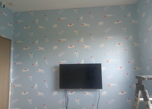 Trang phí lại phòng ngủ cho bé : chung cuw green hill , Q. Bình Tân