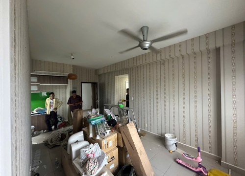 Hoàn Thiện Thi Công Dán Nguyên Căn Hộ  Cho Khách Tại: Chung Cư Sen Xanh 36 Trịnh Đình Thảo, Quận Tân Phú