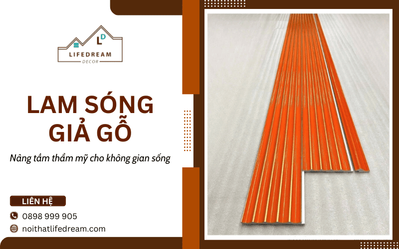 Lam sóng giả gỗ