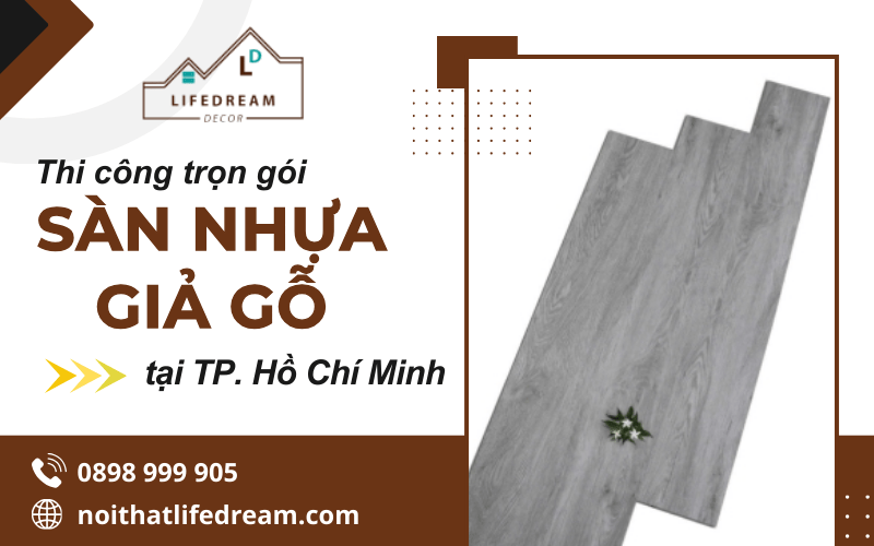 sàn nhựa giả gỗ