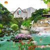 Tranh Sơn Thuỷ 3D 043