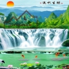 tranh sơn thủy 3D 13