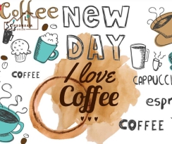 TRANH DÁN TƯỜNG COFFEE 11