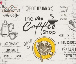 TRANH DÁN TƯỜNG COFFEE 12