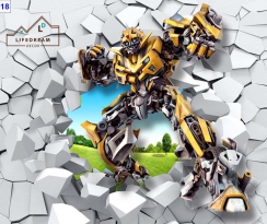 Tranh 3D hình Siêu Robot