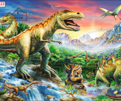 TRANH DÁN TƯỜNG KHỦNG LONG 3D