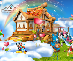TRANH DÁN TƯỜNG CHUỘT MICKEY 
