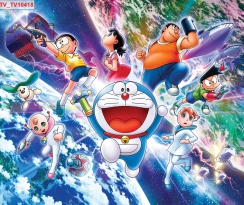 Tranh 3D Doremon 02