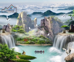 tranh sơn thủy 3D 11