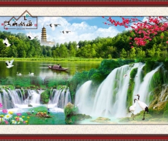 tranh sơn thủy 3D 14