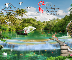tranh sơn thủy 3D 17