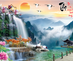 tranh sơn thủy 3D 21