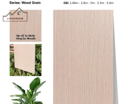 TẤM ỐP THAN TRE IWood WG 8 ( Hồng Nhạt )