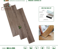 Sàn Nhựa Dán Keo Cao Cấp ML3-205
