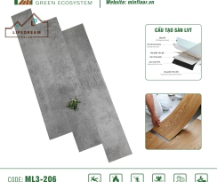 Sàn Nhựa Dán Keo Cao Cấp ML3-206