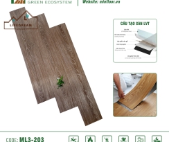 Sàn Nhựa Dán Keo Cao Cấp ML3-203