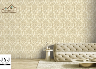 giấy dán tường phòng khách hoa văn 55