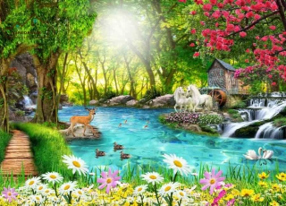 Tranh Sơn Thuỷ 3D 40