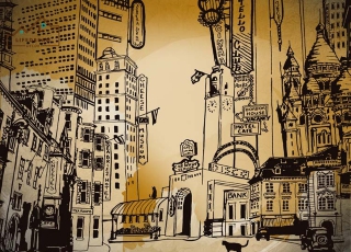 TRANH DÁN TƯỜNG COFFEE 14