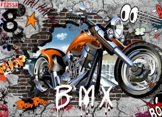 TRANH DÁN TƯỜNG COFFEE SIÊU XE  23