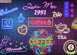 TRANH DÁN TƯỜNG COFFEE 21