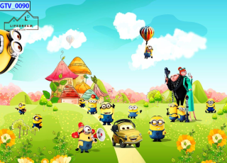 Tranh 3D hoạt hình Minion