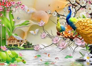 Tranh 3D, Công  Hạc & Cá