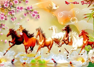 Tranh 3D - Mã Đáo Thành Công