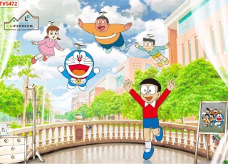 Tranh 3D Doremon 05