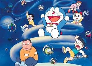 Tranh 3D Doremon 03