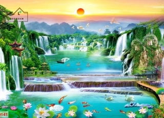 Tranh Sơn Thuỷ 3D 042