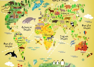 Tranh bản đồ 01