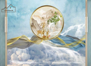 Tranh 3D Lam Sóng 4