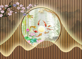 Tranh 3D Lam Sóng 3