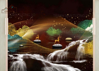 Tranh 3D Lam Sóng 2