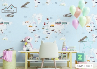 giấy dán tường trẻ em 01
