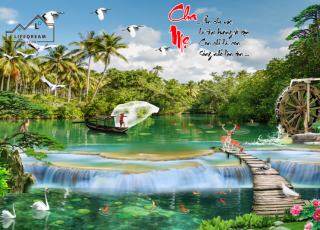 tranh sơn thủy 3D 17