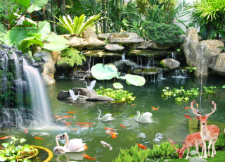 tranh sơn thủy 3D 18