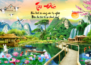 tranh sơn thủy 3D 19