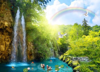 tranh sơn thủy 3D 33