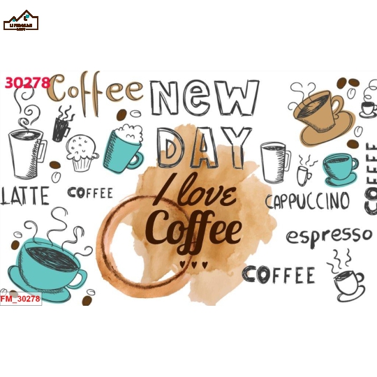 TRANH DÁN TƯỜNG COFFEE 011