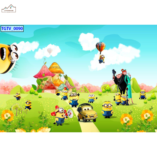 Tranh 3D hoạt hình Minion