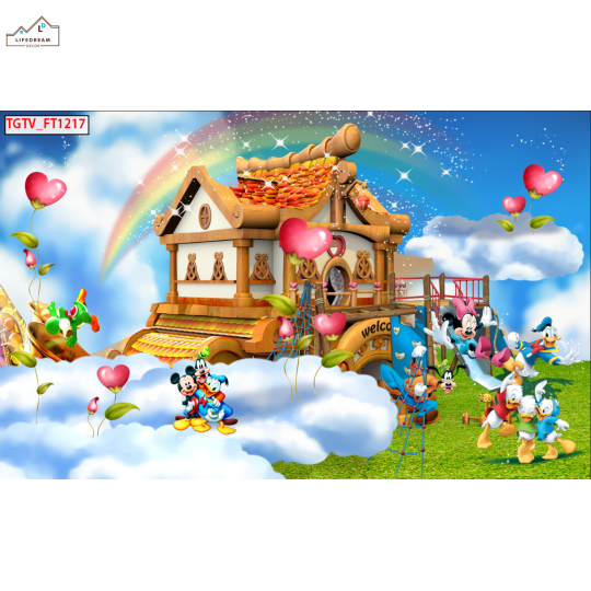 TRANH DÁN TƯỜNG CHUỘT MICKEY 