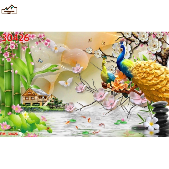 Tranh 3D, Công  Hạc & Cá