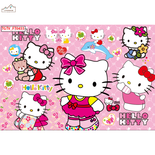 Tranh 3d Trẻ em Hello kity